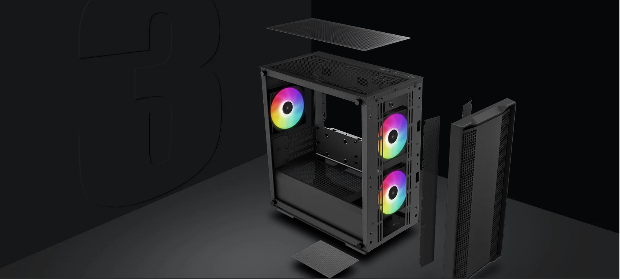 CC360 ARGB Micro-ATX Case
